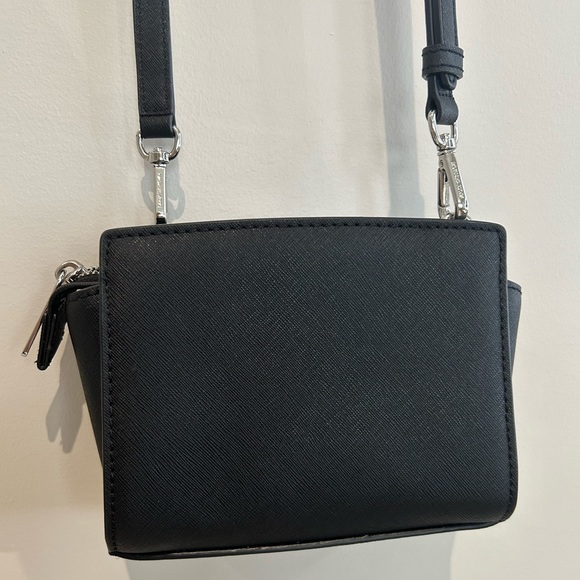 Michael Kors Black Crossbody Bag with Silver Studs - Picture 3 of 15